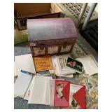 DOME BOX, CARDS, ETC.