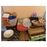 SERVING PLATES, BAKING PANS
