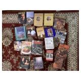 BOOKS SPARE, JFK & JACKIE, ETC.