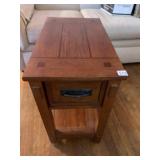 SIDE TABLE AND CENTER DRAWER