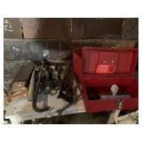 TOOLBOX, PRY BAR ETC.