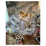 ANGEL BLANKET, PILLOW, NEW BLANKET