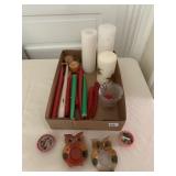 CANDLES, OWL CANDLE HOLDER