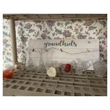 GRANDKIDS MEMO BOARD, CANDLE HOLDERS, LENOX