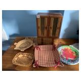 JEWELRY BOX AND BASKETS