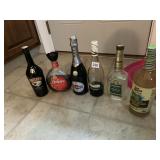 SEALED AND OPEN BOTTLES