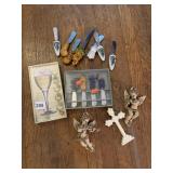 WINE GLASS CHARMS, SPREADERS, CHERUBS