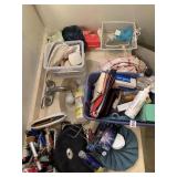 ICE PACK, BASKETS W/ COSMETICS ETC.