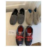 SZ. 13 SHOES 3 PAIRS