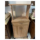 KITCHEN ROLLING STAND W/ STORAGE