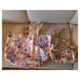 TOTE AND VERA BRADLEY PURSE