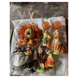 THANKSGIVING FIGURES, BASKET