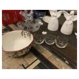 ANGELS, HOLIDAY BOWLS, MIKASA BOWLS