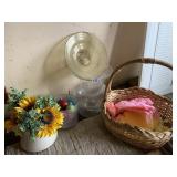 BASKETS, SUN FLOWERS