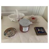 HAVANA ROSE CANDLE, LENOX BASKET