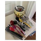 BISCOTTI W/ LID NOT PICTURED, UTENSILS