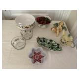 HOLLY BOWL, OLIVE TRAY ETC.