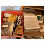 ENVELOPES, OFFICE SUPPLIES, EGG PLATES, 3 RIVER