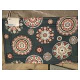 NEW MAT, LAUNDRY BASKET FULL, SHEETS, CUSHION