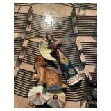 ROYAL DOULTON DOG FIGURE HOLDING PAW UP W/