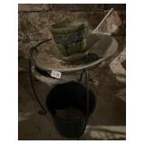 WIRE BASKET, PLANTER, PATHWAY LIGHTS, GLASS GLOBE