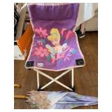DISNEY CHAIR AND UMBRELLA