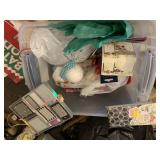 TOTEK W/ CARDS, ORNAMENT, GIFT BAGS, SNOWMAN