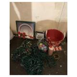 LIGHTS, EGGS IN BASKET, GLASS TRAY