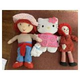HELLO KITTY, RAGGEDY ANNE, STRAWBERRY SHORTCAKE