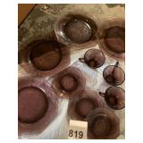 PURPLE AMYTHEST LUNCHEON SET