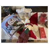 FOOD CONTAINERS, SANTA, BASKET, PILLOW