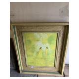 M STORM PAINTED ON CANVAS