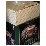 WEXFORD PUNCH BOWL, ETCHED BOWL IN BOX