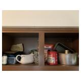 GRAVY BOAT, BASKET ETC.