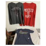 2 LARGE TOBY KEITH LONG SLEEVE SHIRTS AND ONE SZ