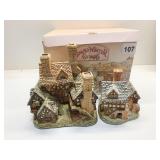 2 DAVID WINTER COTTAGES, 1 IS SIGNED