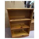 PINE BOOKSHELF 36 H X 24 W X 9 D