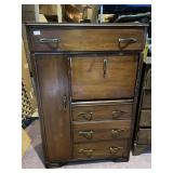 WARDROBE SECRETARY 4 DRAWER, 1 DOOR, 1 DROP DOWN,