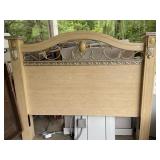 KING SIZE HEADBOARD FAUX MARBLE FINISH HEADBOARD