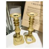 BRASS ANTIQUE CANDLE HOLDERS