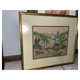 ORIENTAL MOTIF PRINT