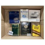 6 PACKS- SOBRANIE, SUAVE, HOPE ETC. 6 PACKS