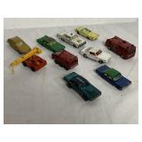 LESNEY /HOT WHEELS DIE CAST CARS, 10 TOTAL