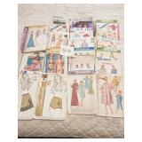 ASSORTED SEWING PATTERNS PAJAMAS ROBES LINGERIE