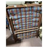 PLAID FOLD UP COT