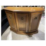 2 DOOR FLAT WALL CURVED FRONT ENTRY TABLE