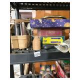 GAMES, YARD STICKS, WOOD BASKET ETC.