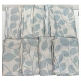 2 SETS OF 4 PANELS OF LAURA ASHLEY CURTAINS,