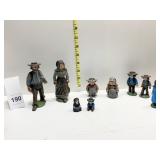 CAST IRON AMISH FIGURES