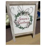 3 FT SEASONS GREETINGS SIGN